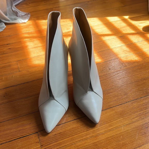 Isabel Marant ARFEE LEATHER ANKLE BOOTS IN PANNA size 41 - Picture 7 of 9